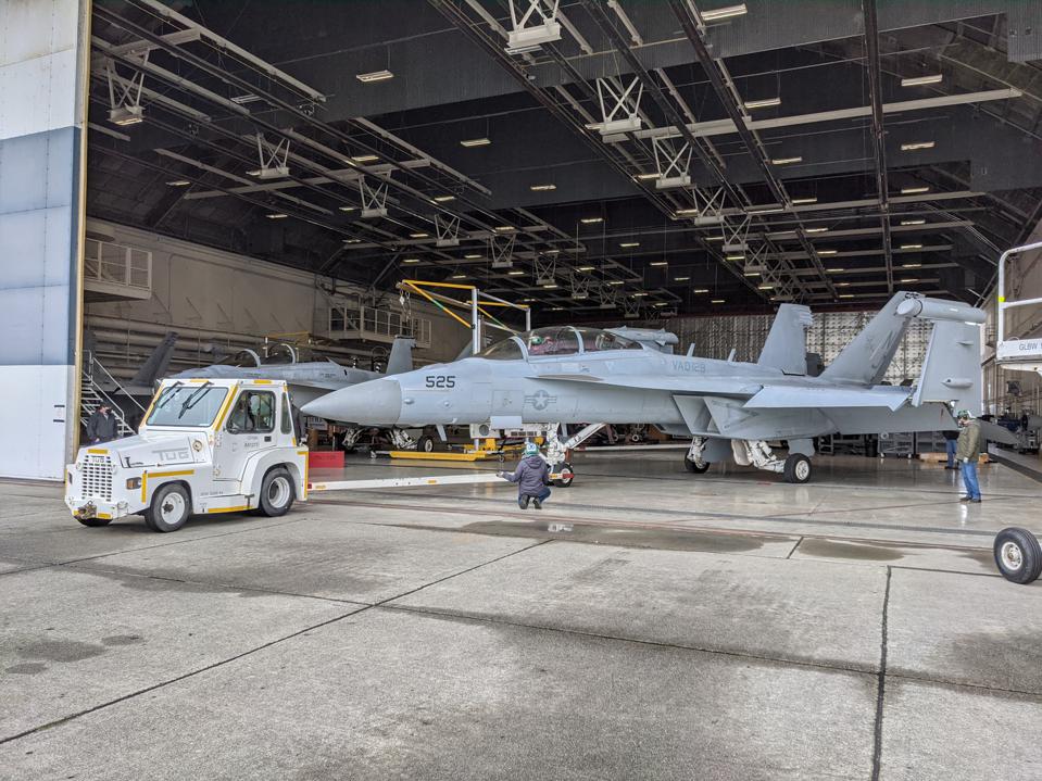 The first EA-1G was included in the modification of Growler's capability on NAS Whidbey Island.
