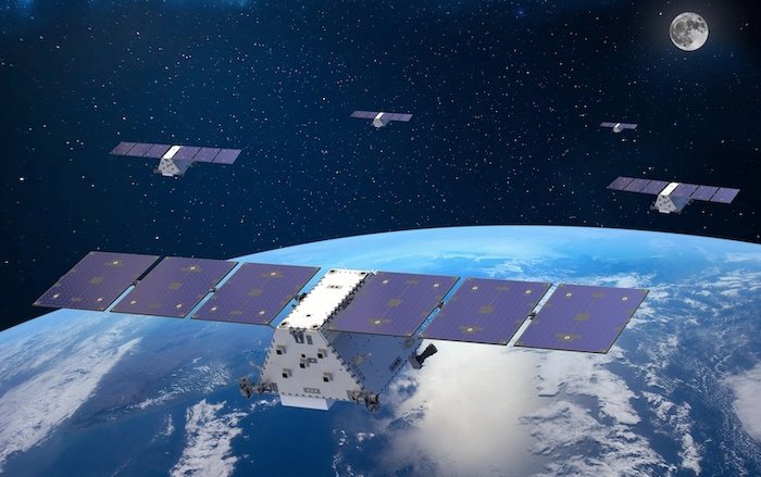 Visual image of the satellite constellation of Lockheed Martin