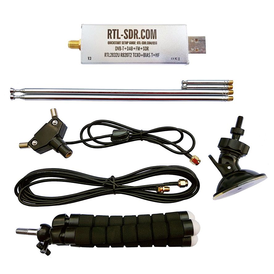 A Look Inside the RTLSDR Kit (Software Defined Radio with Dipole Antenna Kit) SDR News