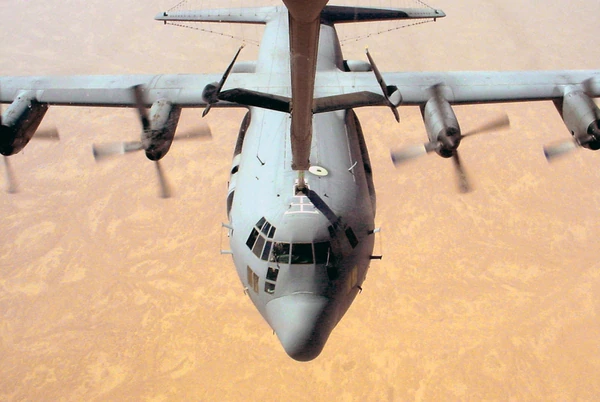 The Air Force is looking to modernize its fleet of EC-130H Compass Call aircraft to the EC-37 using a Gulfstream 550 platform. (Master Sgt. Luis Drummond/U.S. Air Force)