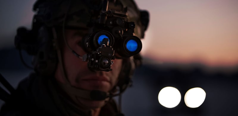 Credit for night vision equipment Elbit Systems: Elbit Systems