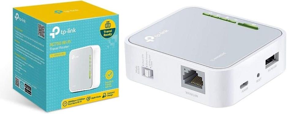 TP-Link AC750 wireless portable nano router for travel