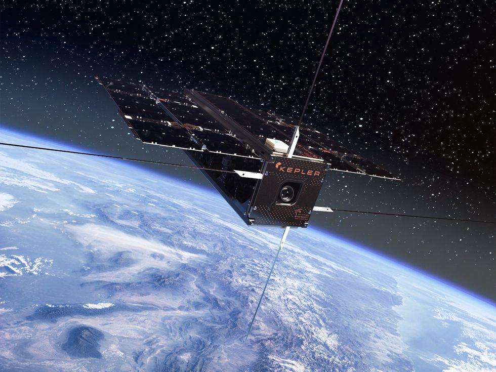 Illustration of a Kepler satellite.