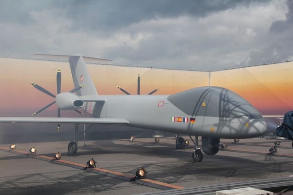 The European men's RPAS, the model of which was presented at the ILA air show in Berlin in April 2018, will receive 100 million euros in funding from EDIDP. (Janes / Gareth Jennings)
