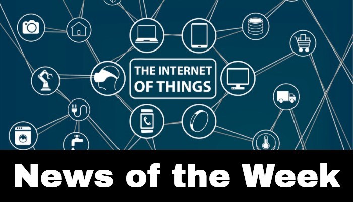 Graphics showing news from the Internet of Things