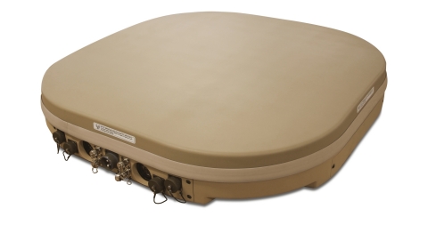 The u8 MIL hybrid satellite / cellular terminal is ready for a low-profile multi-orbit network (GEO / LEO) and is easy to install on vehicles and vessels.  (Photo: Business Wire)