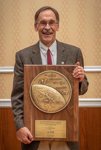 Mark Psiaki received the Johannes Kepler Award in 2021 (Photo: ION)