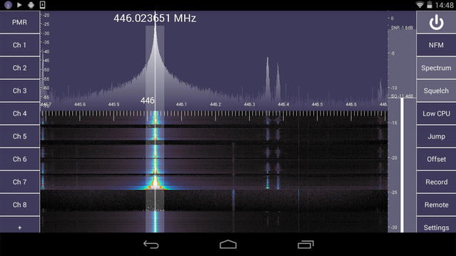 SDR Touch - Live radio via USB